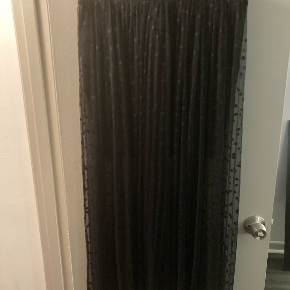 2 pieces Mini Skirt with Sheer Shirt